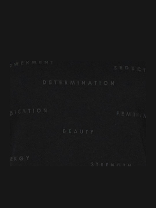 Damen T-Shirt Black
