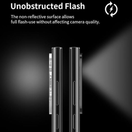 Camera Protection Metal Frame Black for the Samsung Galaxy S25+ 5G