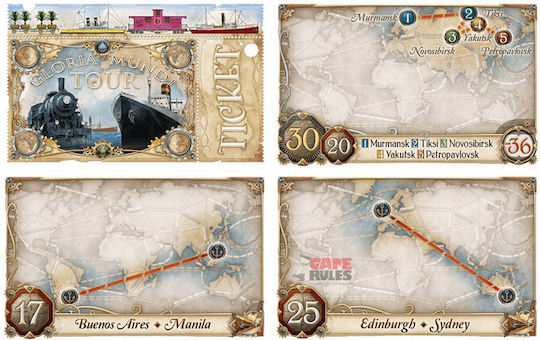Board Game Ticket To Ride: Rails & Sails for 2-5 Players 10+ Years Old (EN) Days of Wonder