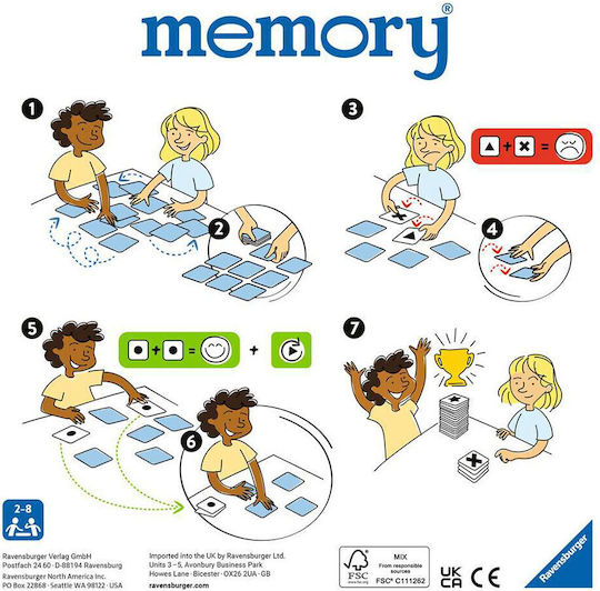 Настолна игра Memory 6+ години (EN) Ravensburger