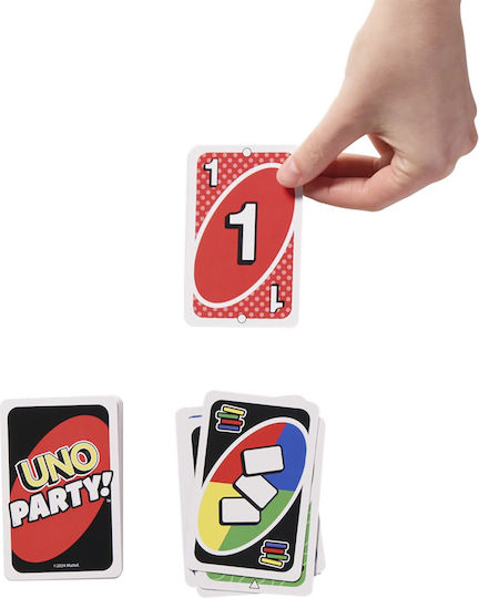Board Game Uno Party for 6+ Players 7+ Years Old Mattel