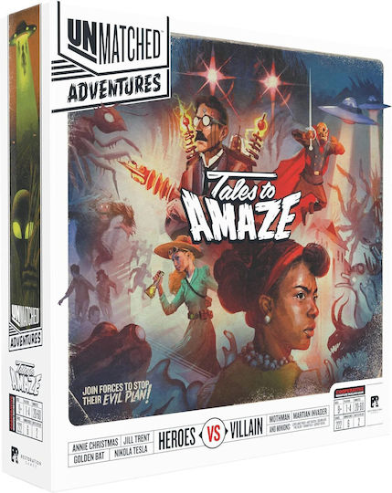 Board Game Unmatched Adventures - Tales To Amaze for 1-4 Players 9+ Years Old (EN) Iello