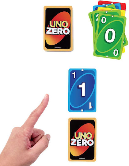 Brettspiel Uno Zero für 2-8 Spieler 7+ Jahre (EN) Mattel