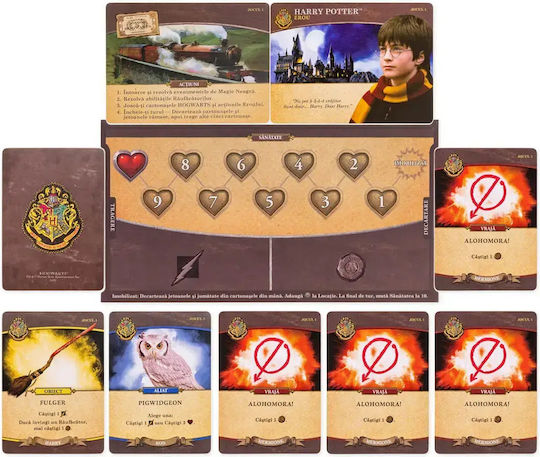 Board Game Harry Potter Hogwarts Battle Deck-Building for 2-4 Players 11+ Years Old (EN) USAopoly