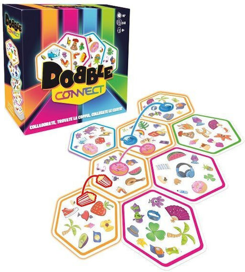 Board Game Dobble Connect for 2-8 Players 8+ Years Old Kaissa