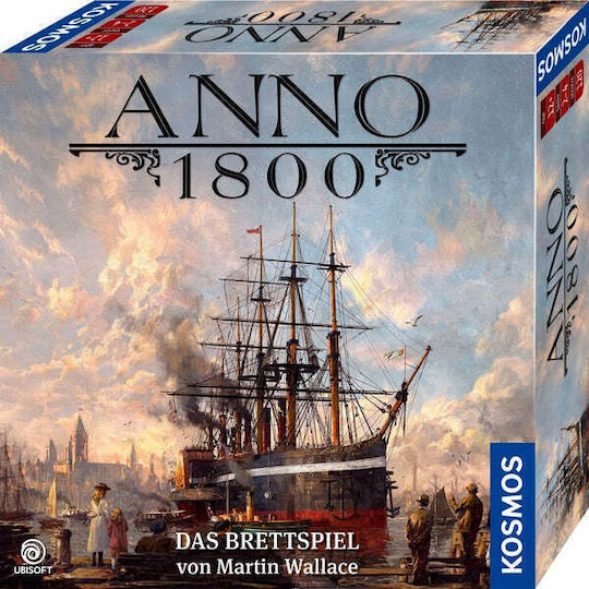 Board Game Anno 1800 for 2-4 Players 12+ Years Old (EN) Kosmos