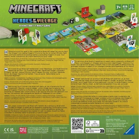 Настолна игра Minecraft: Heroes of the Village за 2-4 играчи 7+ години (EN) Ravensburger