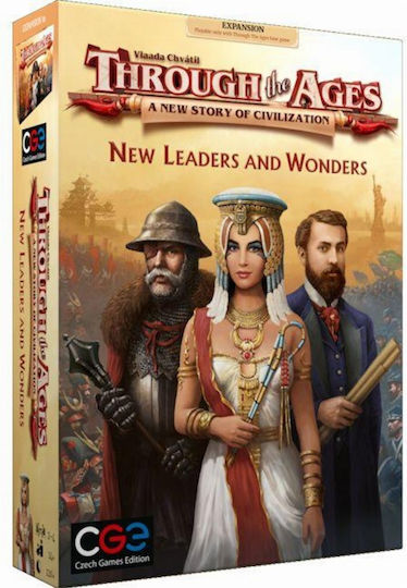 Board Game Through The Ages: New Leaders & Wonders for 2-4 Players 14+ Years Old (EN) Czech Games Edition