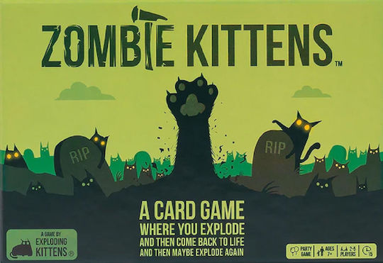 Επιτραπέζιο Παιχνίδι Zombie Kittens για 2-5 Παίκτες 7+ Ετών (EN) Exploding Kittens