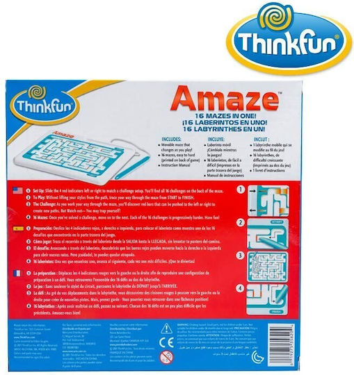 Επιτραπέζιο Παιχνίδι Amaze για 1 Παίκτη 8+ Ετών Think Fun