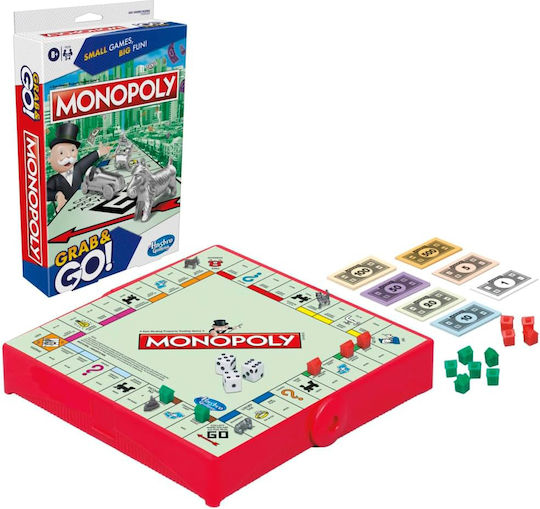 Brettspiel Monopoly Grab & Go für 2-4 Spieler 8+ Jahre (EN) Hasbro