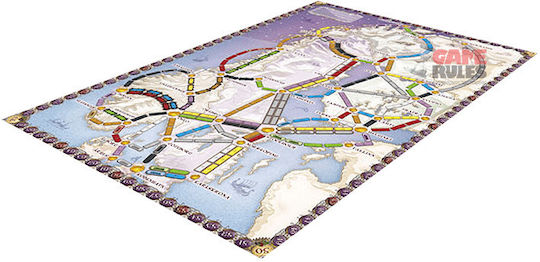 Board Game Ticket to Ride: Σκανδιναβικές Χώρες for 2-3 Players 8+ Years Old (EN) Days of Wonder