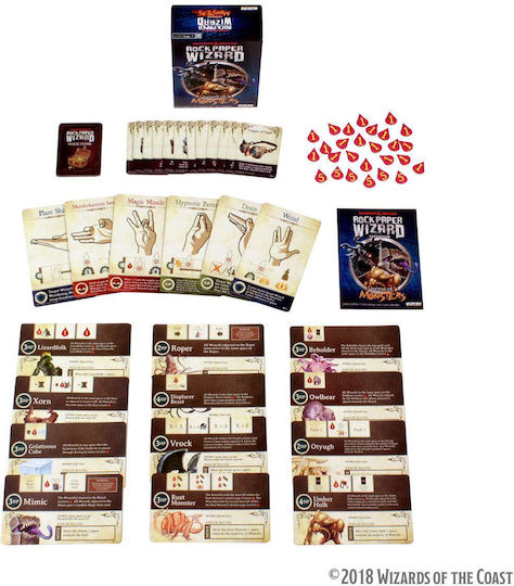 Επέκταση Παιχνιδιού Dungeons & Dragons Rock Paper Wizard Fistful Monst για 3-6 Παίκτες 14+ Ετών (EN) WizKids