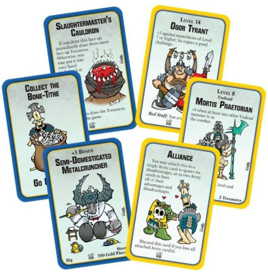 Board Game Munchkin Warhammer Age of Sigmar for 3-6 Players 14+ Years Old (EN) Steve Jackson Games