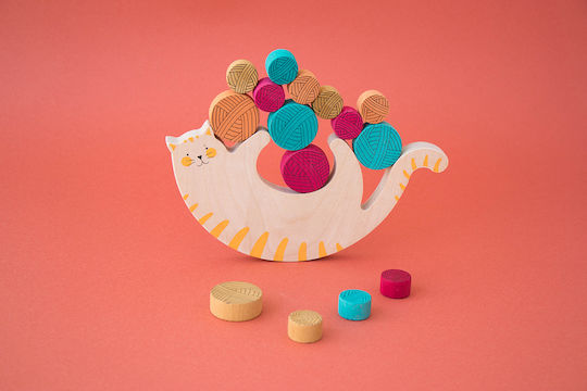 Board Game MEOW! Balancing Game for 1+ Players 3+ Years Old (EN) Londji