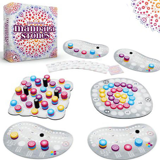 Board Game Mandala Stones for 2-4 Players 10+ Years Old (EN) Board & Dice
