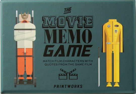 Επιτραπέζιο Παιχνίδι Memo Game Movie για 2 Παίκτες 12+ Ετών (EN) Printworks