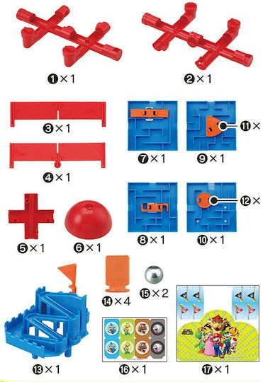 Board Game Super Mario Maze Challenge for 1 Player 4+ Years Old (EN) Epoch Toys