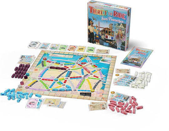 Επιτραπέζιο Παιχνίδι Ticket to Ride - San Francisco για 2-4 Παίκτες 8+ Ετών (EN) Days of Wonder