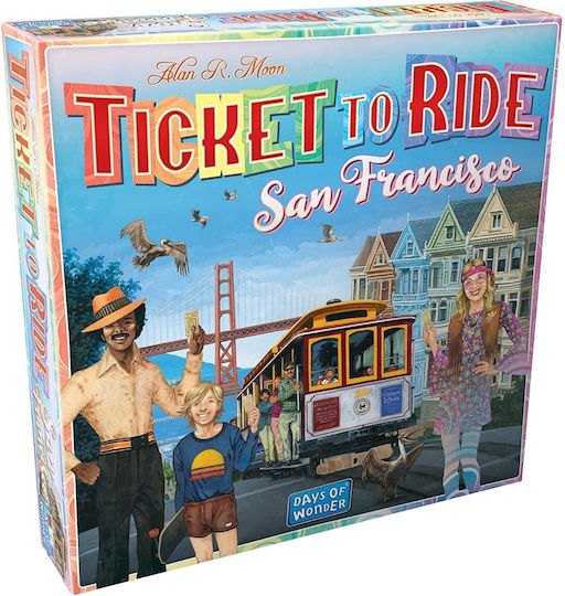 Επιτραπέζιο Παιχνίδι Ticket to Ride - San Francisco για 2-4 Παίκτες 8+ Ετών (EN) Days of Wonder
