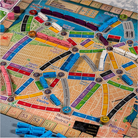 Επιτραπέζιο Παιχνίδι Ticket to Ride - San Francisco για 2-4 Παίκτες 8+ Ετών (EN) Days of Wonder