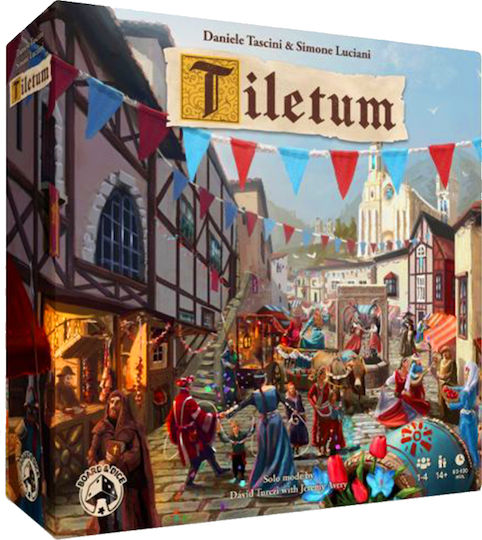 Board Game Tiletum for 1-4 Players 14+ Years Old (EN) Board & Dice