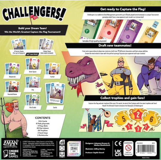 Επιτραπέζιο Παιχνίδι Challengers! για 1-8 Παίκτες 8+ Ετών (EN) Z-Man Games