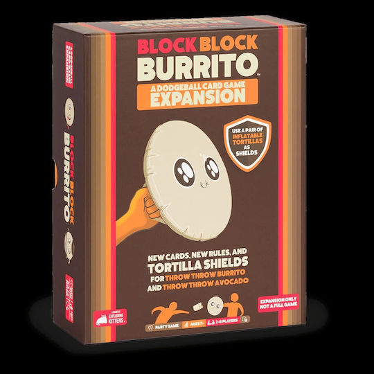 Game Expansion Block Block Burrito for 2-6 Players 7+ Years Old (EN) Exploding Kittens