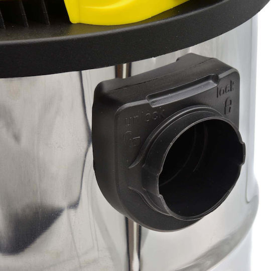 Geko Aspirator Lichide / Solide 1800W cu Inoxidabil Recipient 25lt