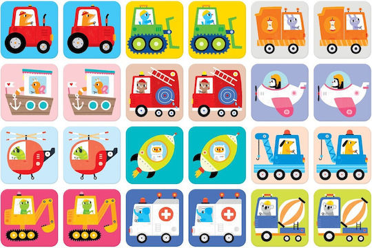 Επιτραπέζιο Παιχνίδι Vehicles Xl για 1+ Παίκτες 2+ Ετών (EN) Banana Panda
