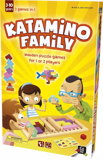 Επιτραπέζιο Παιχνίδι Katamino για 1-2 Παίκτες 3+ Ετών (EN) Gigamic