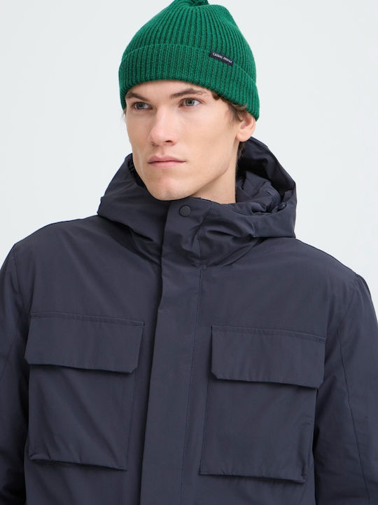 Beanie Unisex Σκούφος Πλεκτός σε Πράσινο χρώμα