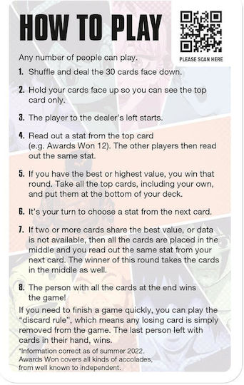 Настолна игра Guide to Anime Movies Top Trumps за 2+ играчи 6+ години (EN) Winning Moves
