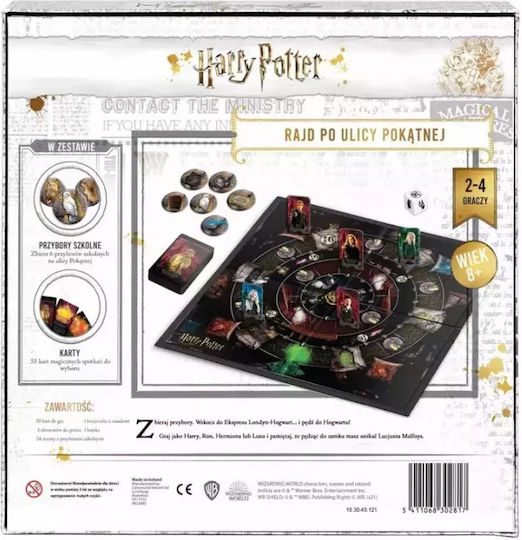 Board Game Harry Potter Rally On Pokątna for 2-4 Players 8+ Years Old (PL) Cartamundi