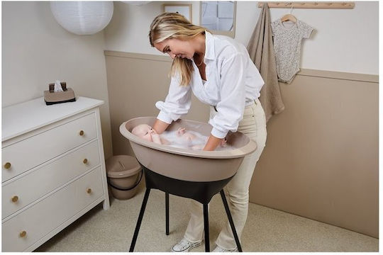 Luma Βabycare Babybadewanne mit Ständer Ecru