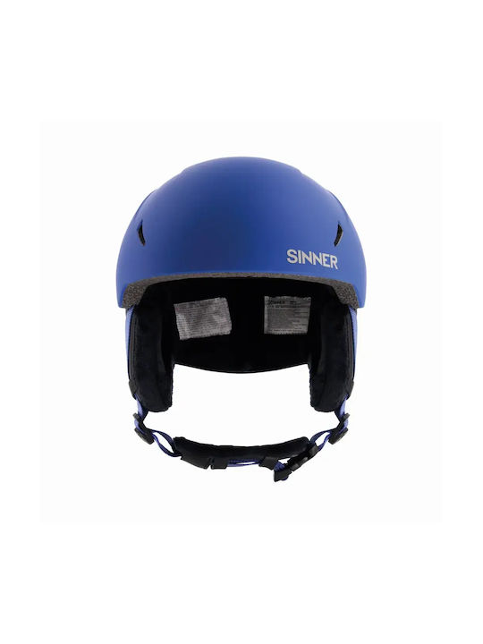 Sinner Ανδρικό Κράνος για Σκι & Snowboard σε Μπλε Χρώμα