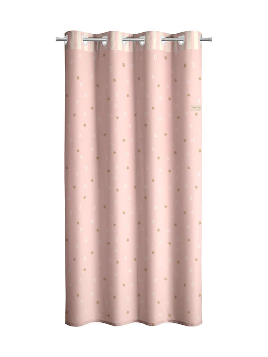 Saint Clair Perdea pentru Copii Starlight cu Tresă Roz 1752030115067 160x240buc