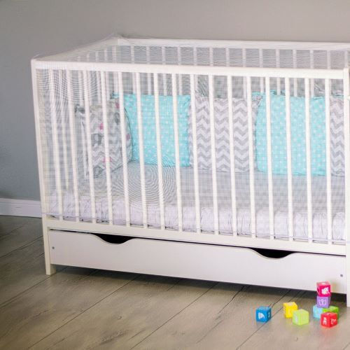 Akuku Mückennetz Kinderbett aus Tüll B03968 Weiß