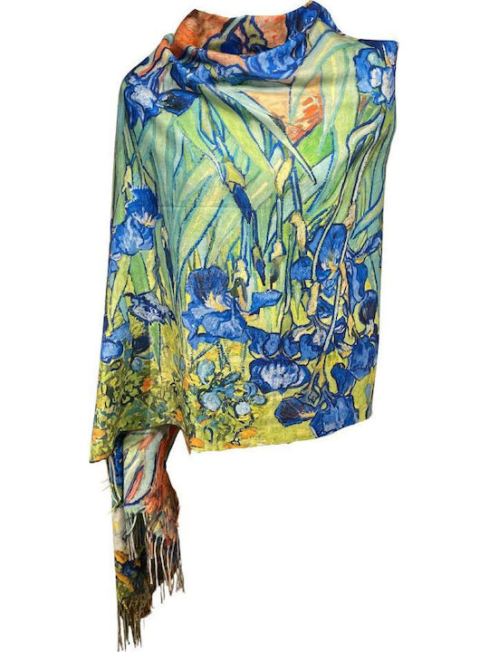 Damen Schal Blau