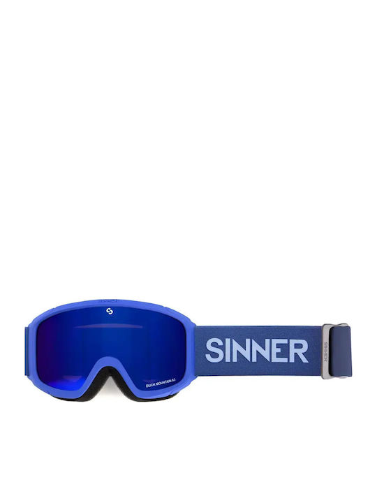 Sinner Duck Μάσκα Σκι & Snowboard Παιδική με Φακό Καθρέπτη