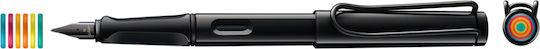 Lamy Safari Подредба Писалка Medium от Пластмаса с Черно Мастило