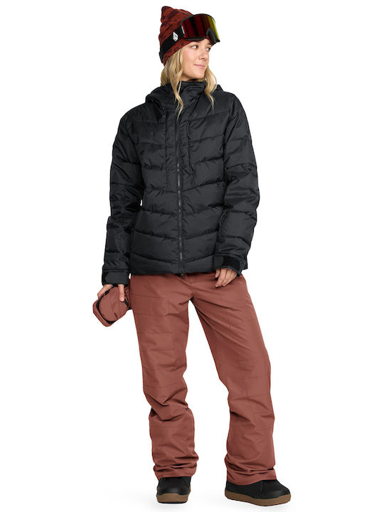 Volcom H1252602-HEN Γυναικείο Παντελόνι Σκι & Snowboard Καφέ