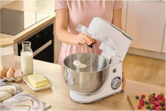 Sencor Stand Mixer 1300W with Stainless Mixing Bowl 5.2lt