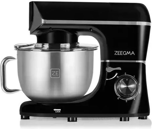 Zeegma Stand Mixer 1900W with Stainless Mixing Bowl 6.2lt