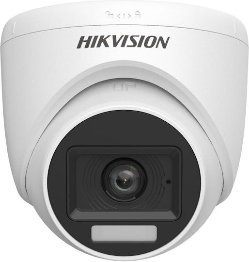 Hikvision DS-2CE76D0T-LPFS CCTV Cameră de Supraveghere Full HD 1080p Rezistentă la apă cu Microfon și Lentilă 2.8mm