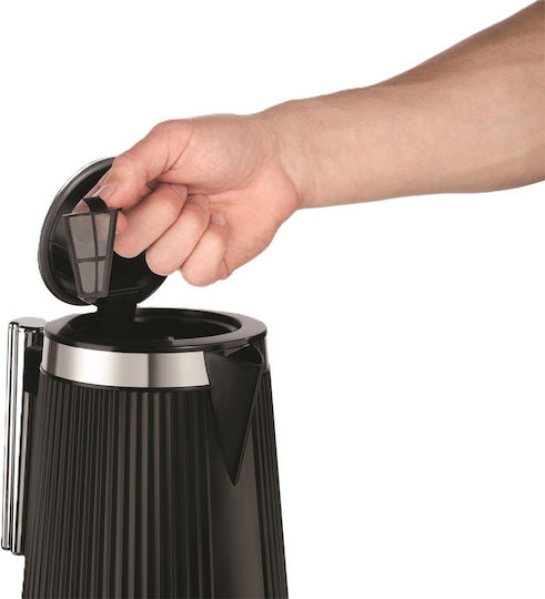 Russell Hobbs Brontë Βραστήρας Ταξιδίου 1.7lt 2400W Μαύρος