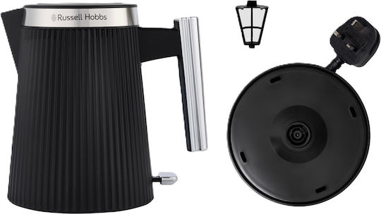 Russell Hobbs Brontë Βραστήρας Ταξιδίου 1.7lt 2400W Μαύρος
