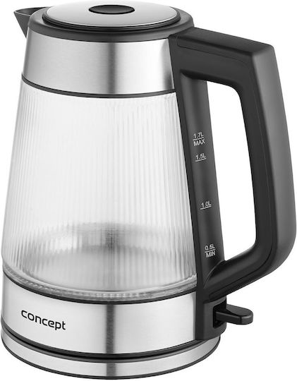 Concept Βραστήρας Ταξιδίου 1.7lt 2200W Γκρι
