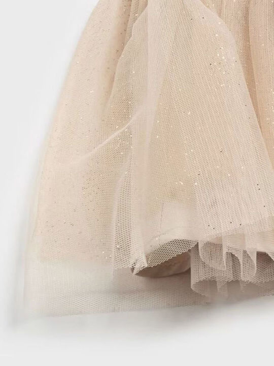 Kids' Tulle Skirt Beige