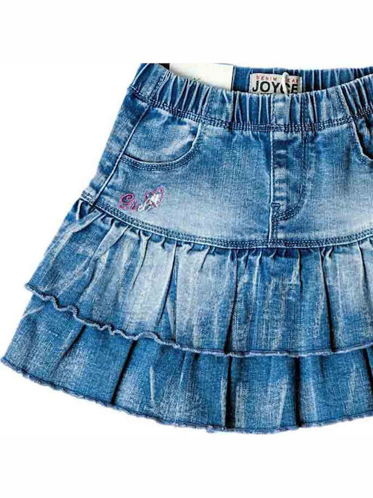 Kinder Rock aus Jeans Blau